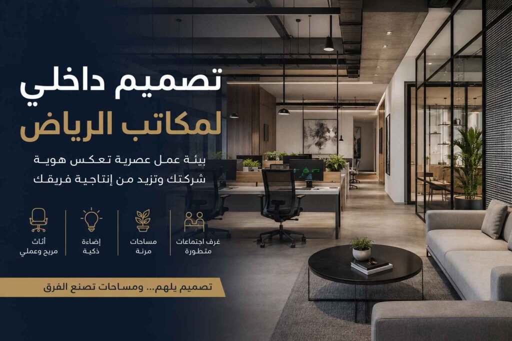 تصميم داخلي لمكاتب الرياض