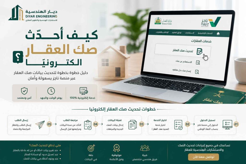 كيف أحدّث صك العقار الكترونيًا