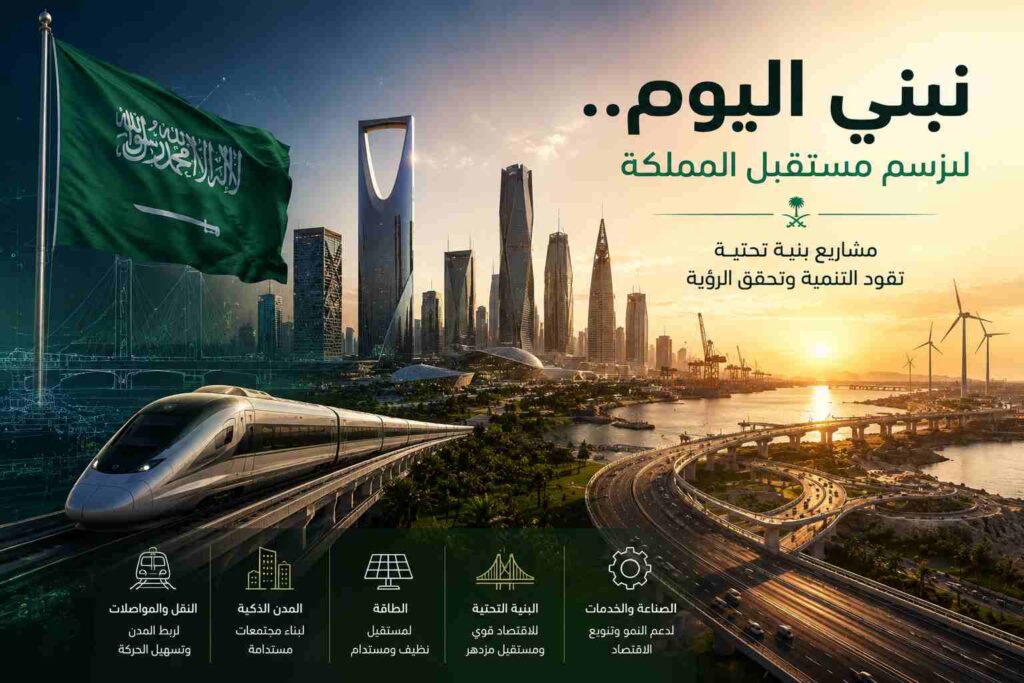مشاريع بنية تحتية السعودية