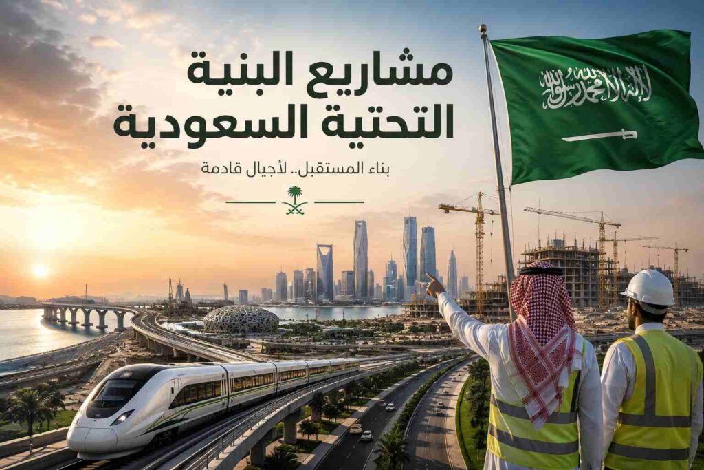 مشاريع بنية تحتية السعودية